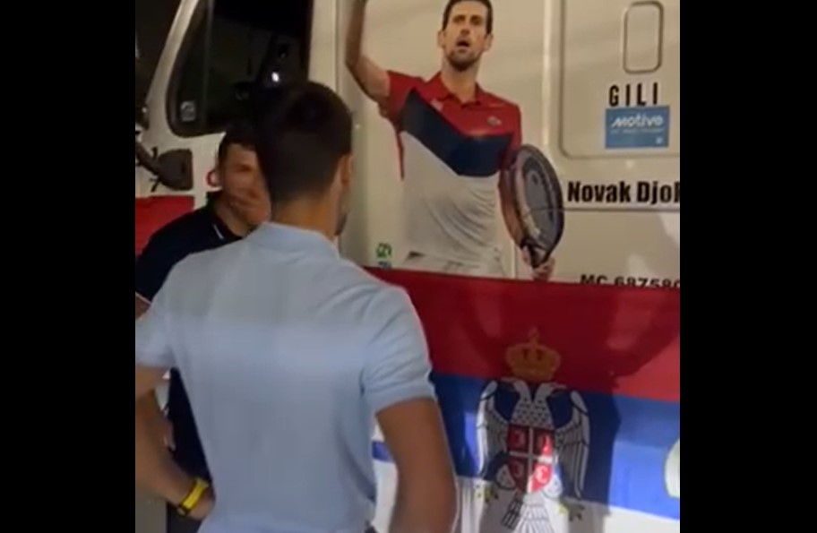 Đoković nakon meča ispunio obećanje braći kamiondžijama iz Banjaluke (VIDEO)