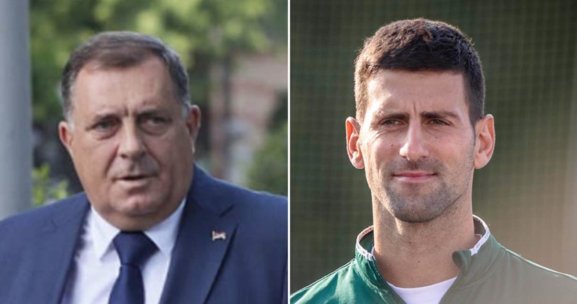 "SRPSKA JE UVIJEK UZ SVOG ŠAMPIONA" Dodik čestitao pobjedu Novaku Đokoviću