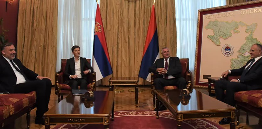 SASTANAK PREMIJERA SRPSKE I SRBIJE Višković i Brnabićeva o projektima i izgradnje dva memorijalna centra