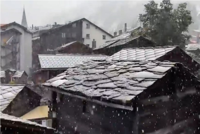 Pao snijeg na Alpima (FOTO/VIDEO)