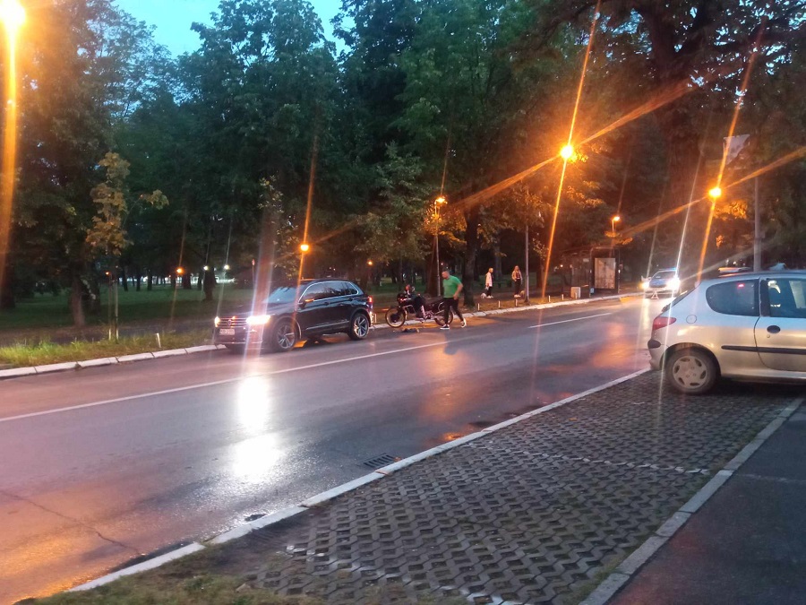 Udes kod Parka Mladen Stojanović (FOTO)