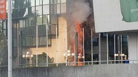 Požar u Sarajevu, vatrogasci na terenu