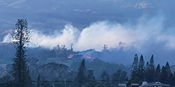 U požarima na Havajima spaljeno više objekata, spašeni ljudi koji su skočili u okean