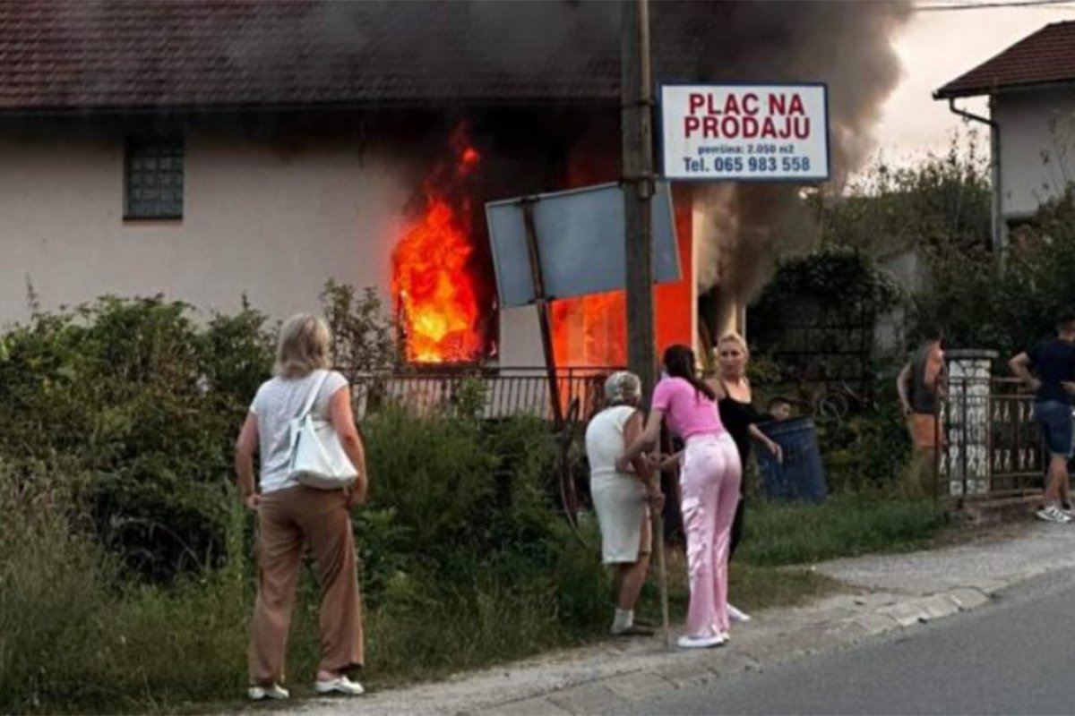 Detalji požara u Prnjavoru: Izgorio čitav sprat kuće