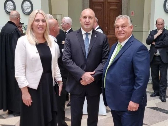 Cvijanović u Budimpešti sa Orbanom i Radevom