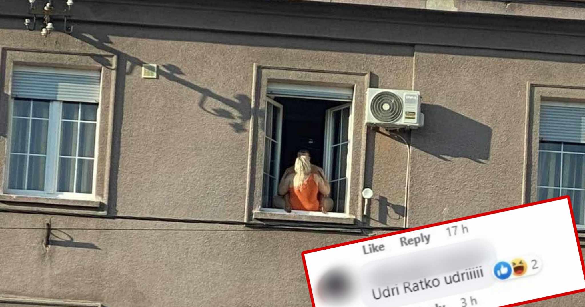 "SELMA, NE NAGINJI SE KROZ PROZOR!" Banjalučani vrelom akcijom na prozoru izazvali more komentara: Šta kažu građani? (FOTO)