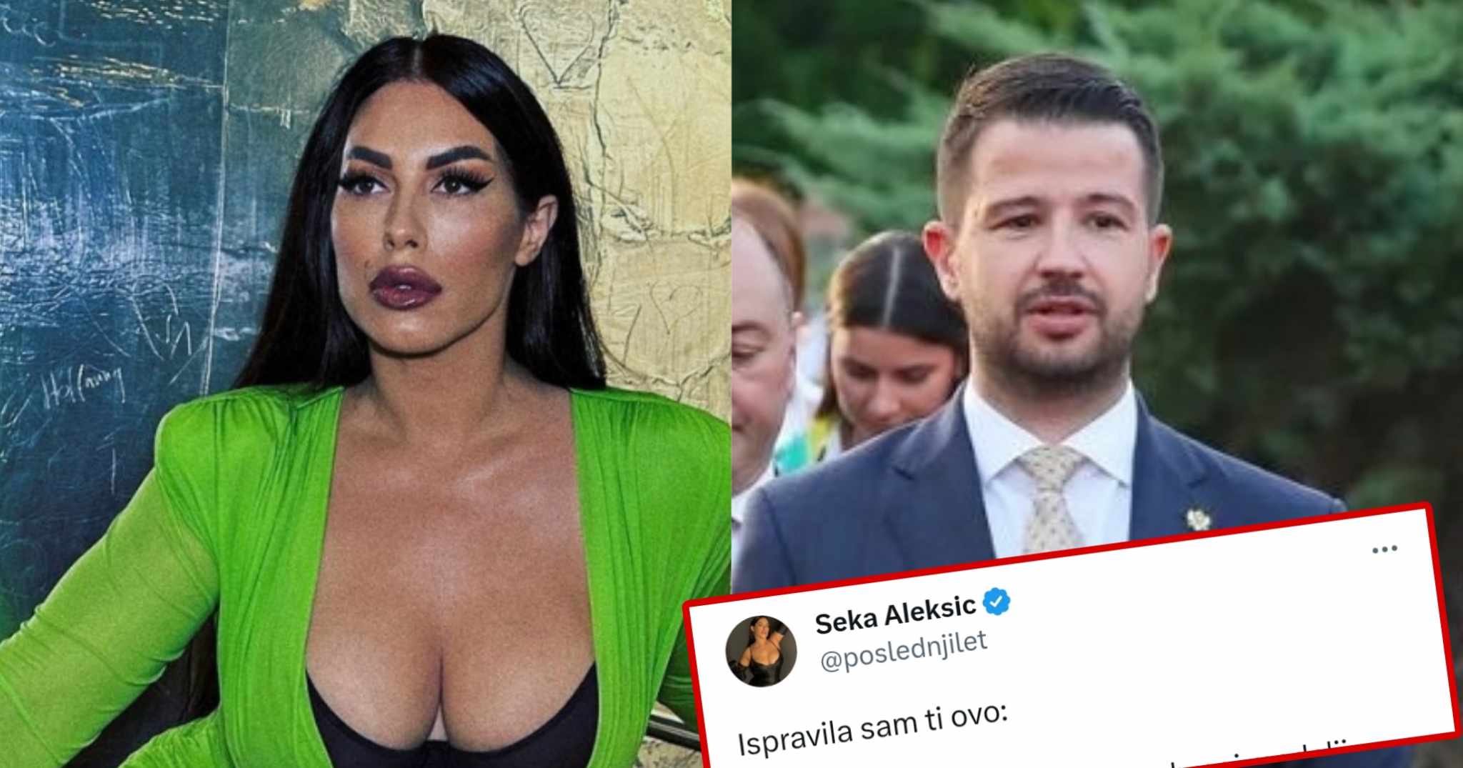 SEKA ALEKSIĆ PROPISNO ISPRAVILA PREDSJEDNIKA CRNE GORE Milatovićeva čestitka nakon finala Mundobasketa zapara uši popularnoj pjevačici (FOTO)