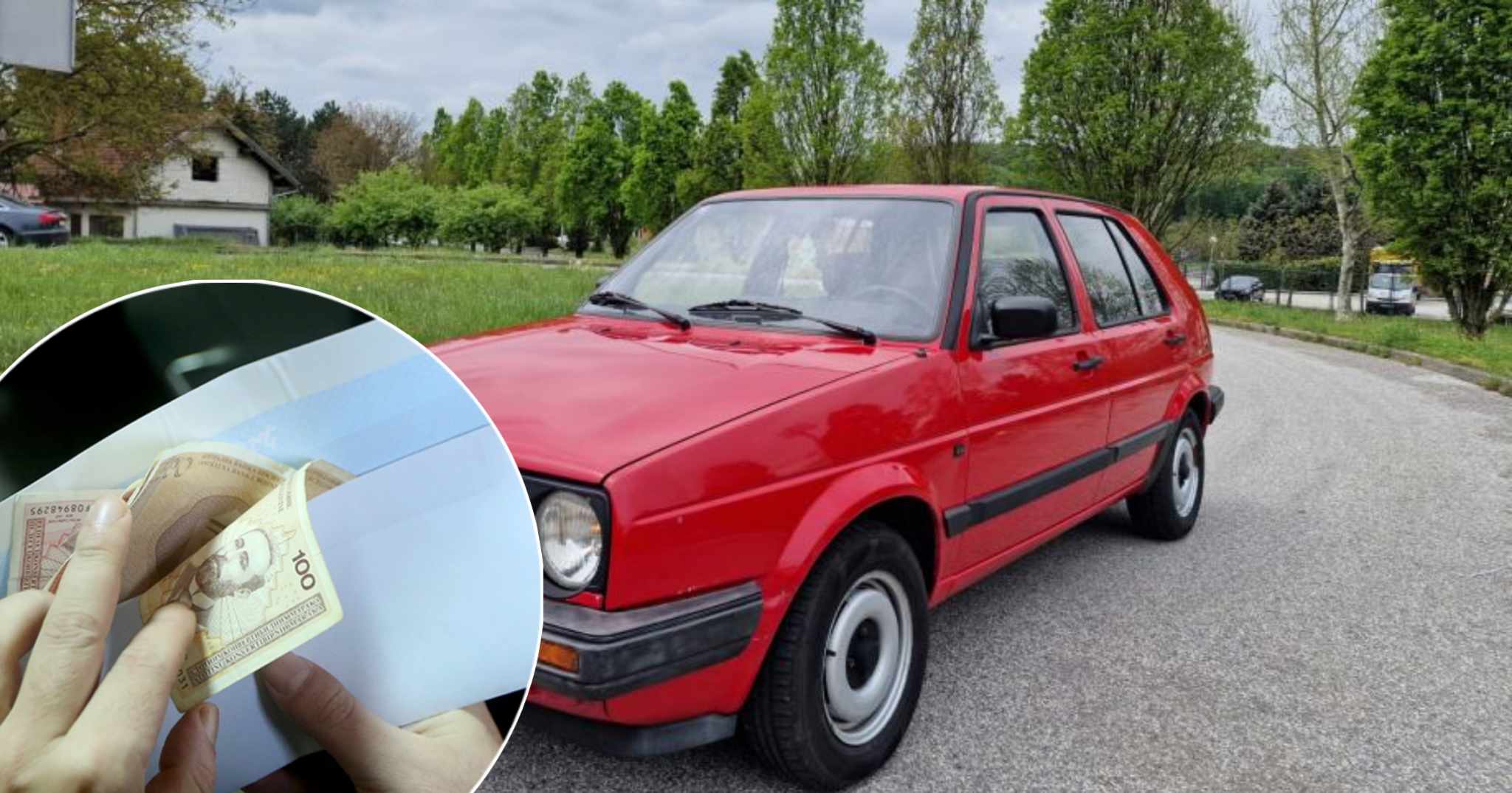Sarajlija kupio Golf 2 pa našao kovertu sa novcem u gepeku