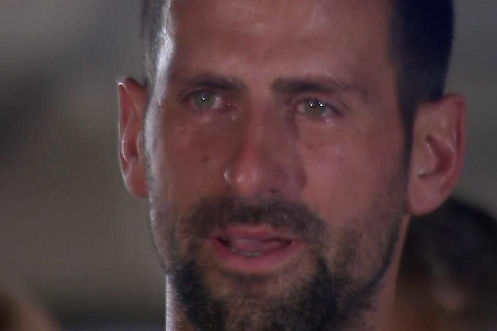 ĐOKOVIĆ SE RASPLAKAO NA BALKONU: Tresem se...
