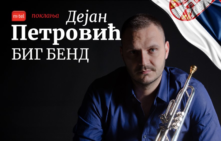 M:TEL POKLANJA MUZIČKI SPEKTAKL Dejan Petrović i Big band u Banjaluci
