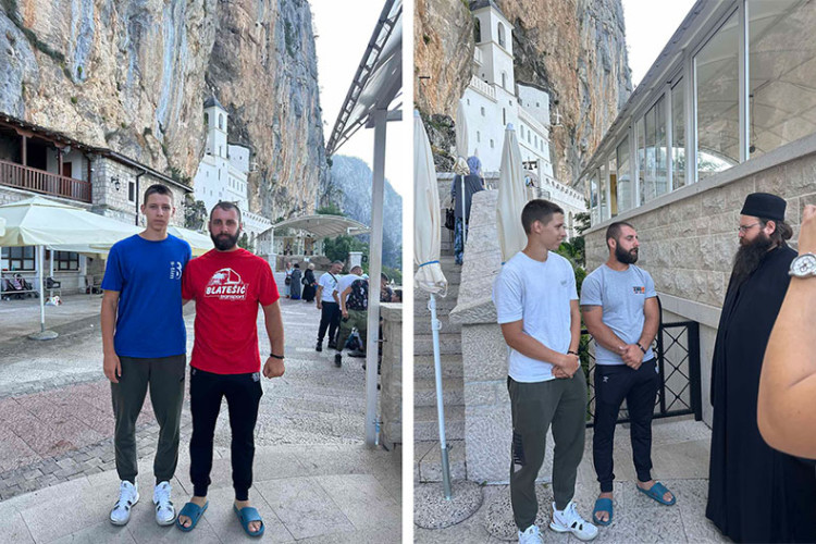 UPRKOS OLUJAMA I ŽULJEVIMA Banjalučani Sanjin Brus i Igor Škorić prepješačili 400 kilometara do Ostroga