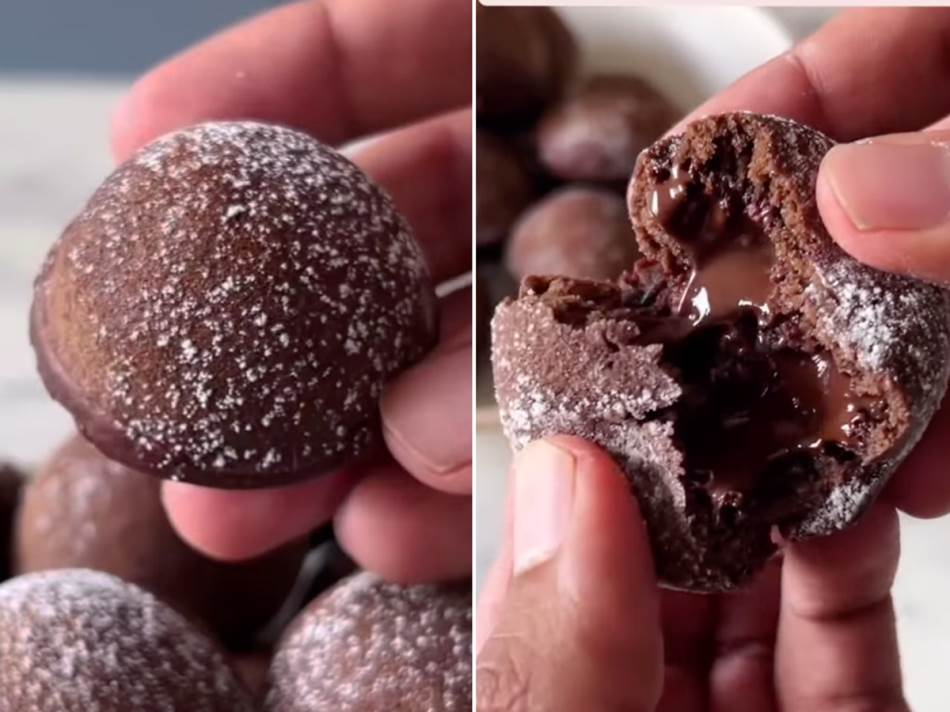 NAJSLAĐI MINI LAVA KOLAČI Savršeno meko tijesto i iznuta rastopljena čokolada