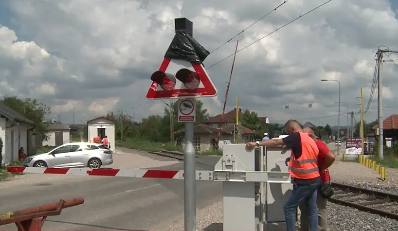 Osiguranje putnog prelaza “Zalužani“ u probnom radu