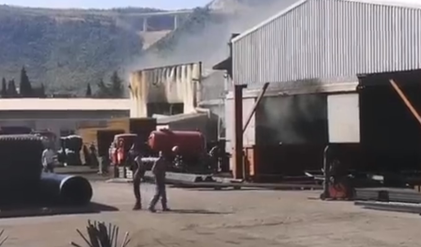 Požar u mostarskoj kompaniji, poznat uzrok