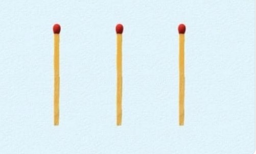 MOZGALICA RAZBJESNILA INTERNET Pokušajte da 3 šibice pretvorite u 6, samo bez nervoze