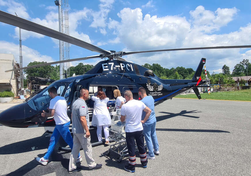Uspješna akcija Helikopterskog servisa: Jedan pacijent transportovan u UKC, a drugi u Beograd