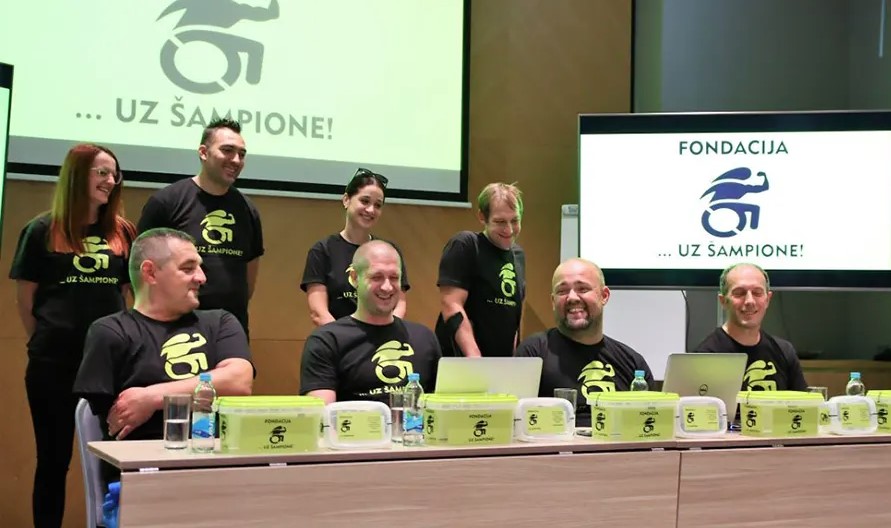 PREDSTAVLJENA FONDACIJA „UZ ŠAMPIONE“ Cilj izgradnja dvorane i trenining centra za sportiste sa invaliditetom