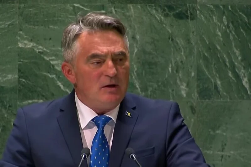 Komšić pred UN uporedio Plenkovića sa Putinom: "Premijer Hrvatske ne poštuje presude međunarodno pravo"