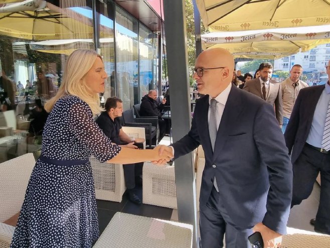 UVIJEK PRIJATAN I PRIJATELJSKI RAZGOVOR Cvijanovićeva se sastala sa Vučevićem (FOTO)