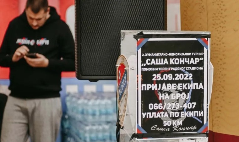 SVE JE SPREMNO ZA TURNIR U ČAST SAŠI KONČARU Dio novca namijenjen za pomoć Sergeju Stuparu, Ćetkovićev dres otišao anonimnom donatoru (FOTO)