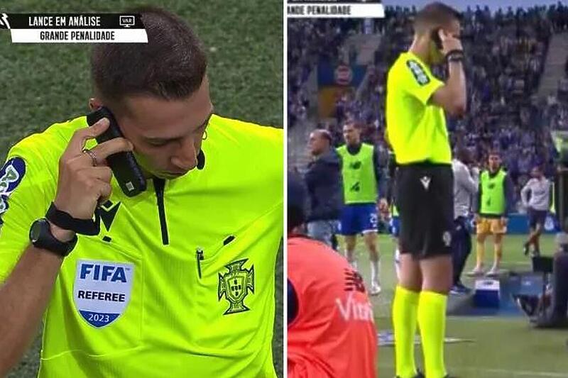 SUDIJA KAO TAJNI AGENT Umjesto VAR-a, telefon u ruci, diskutabilan penal i gol u 109. minutu