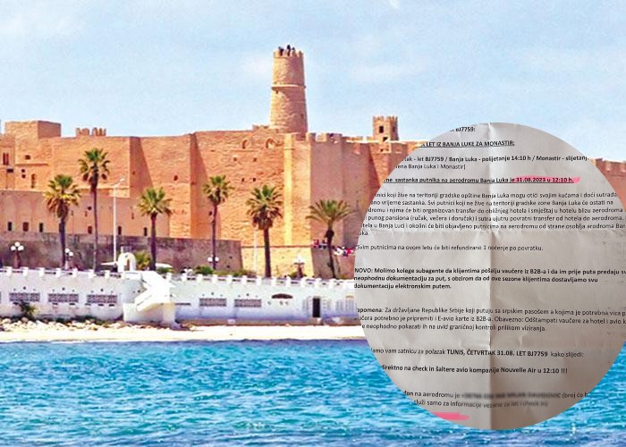 PREVARA SRPSKE TURISTIČKE AGENCIJE Banjalučani htjeli u Tunis na ljetovanje, a ostali kod kuće