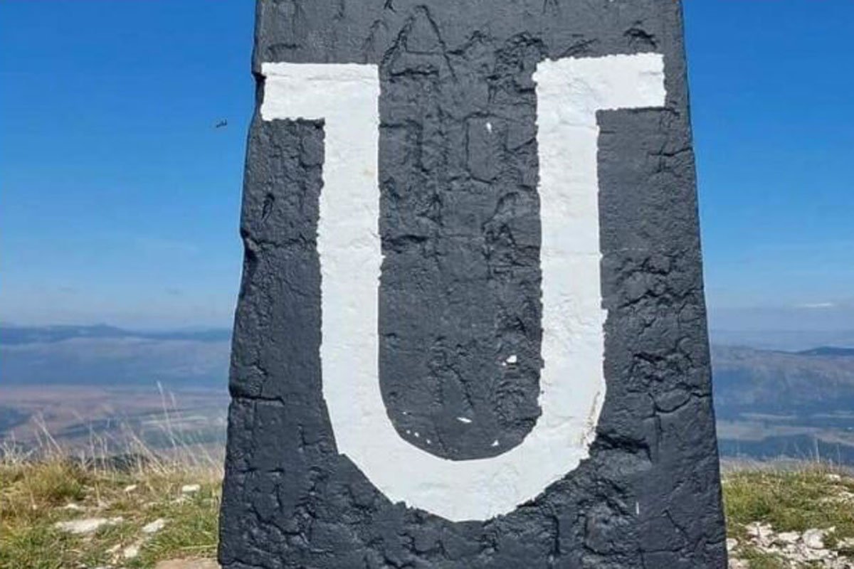 Na Dinari osvanuo ustaški simbol: Stanovništvo uplašeno