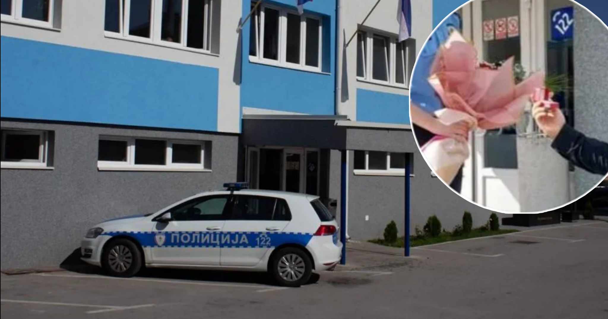 ROMANTIČNA STRANA MUP-u RS Ljubav je danas obojena plavom bojom (FOTO)