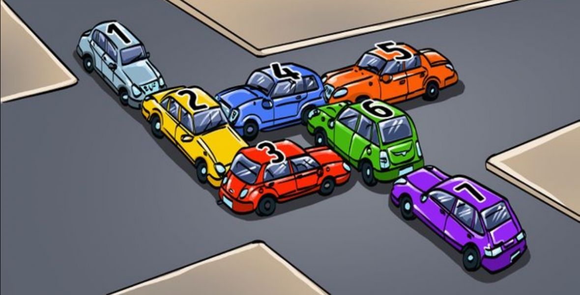 Koji automobil treba pomjeriti da bi se izbjegla gužva?