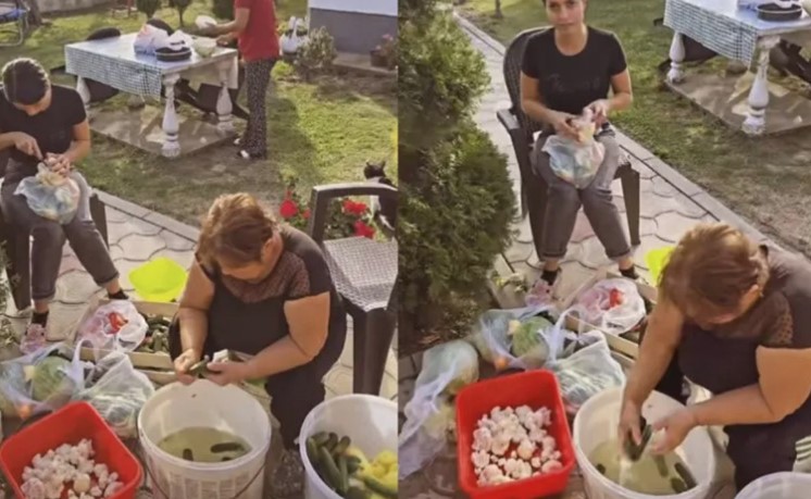 Ovako žena Darka Lazića priprema zimnicu (FOTO)