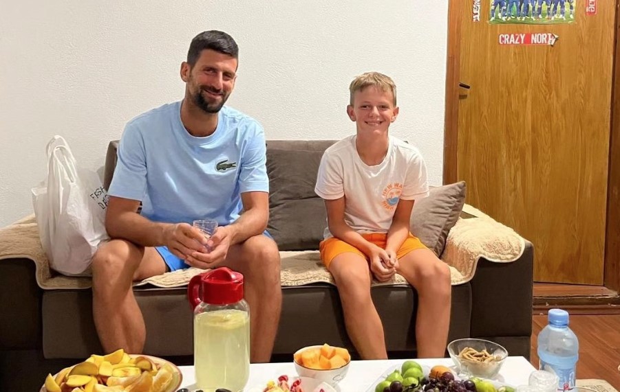 NOVAK OSTVARIO MILOŠEV SAN Najvjerniji mali fan ugostio Noleta u svojoj kući (FOTO)
