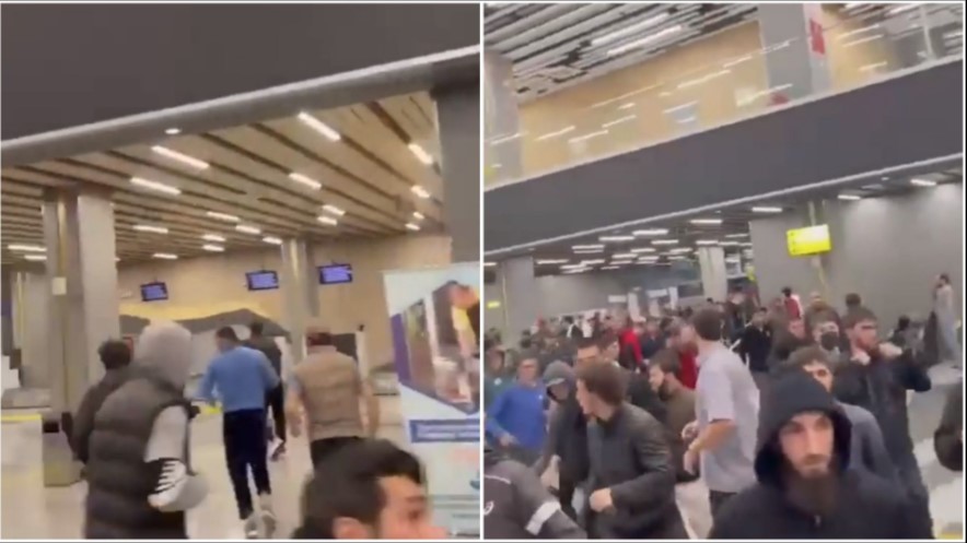 DEMONSTRANTI NAPRAVILI HAOS NA AERODROMU U DAGESTANU Traže putnike koji su doletili iz Izraela (VIDEO)