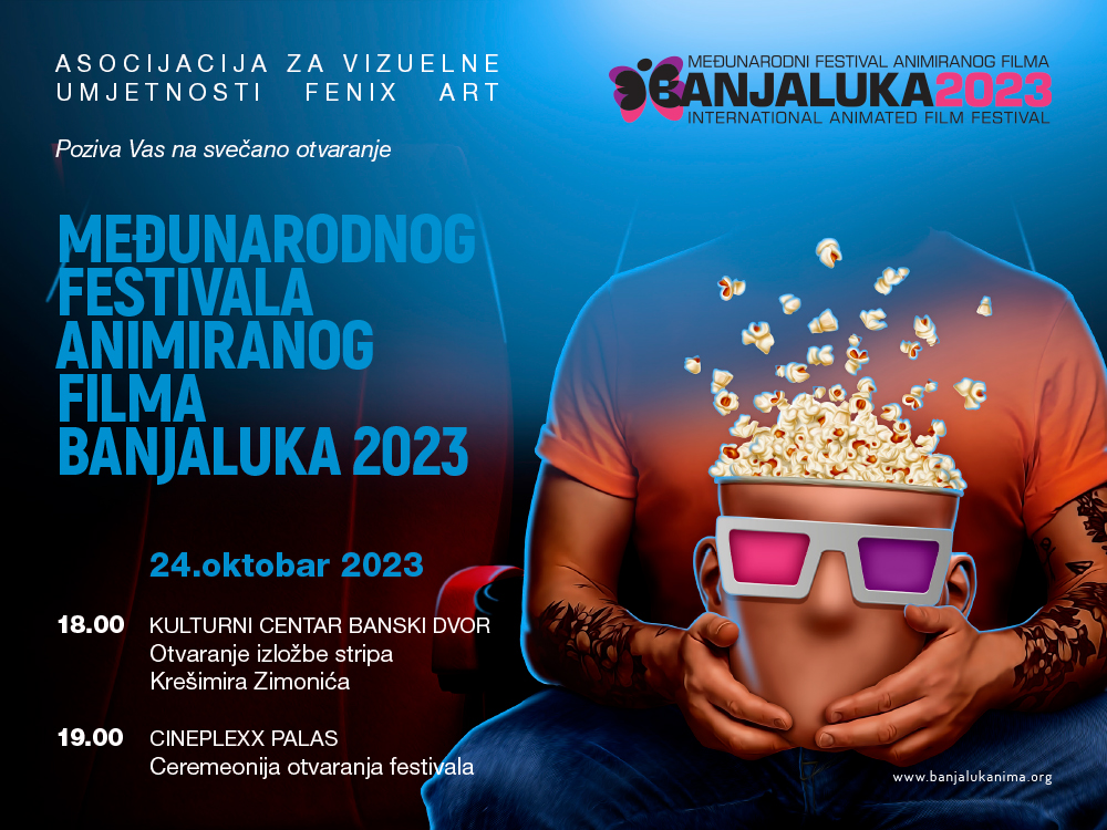 Međunarodni festival animiranog filma u Banjaluci od 24. oktobra, pred publikom više od 140 ostvarenja