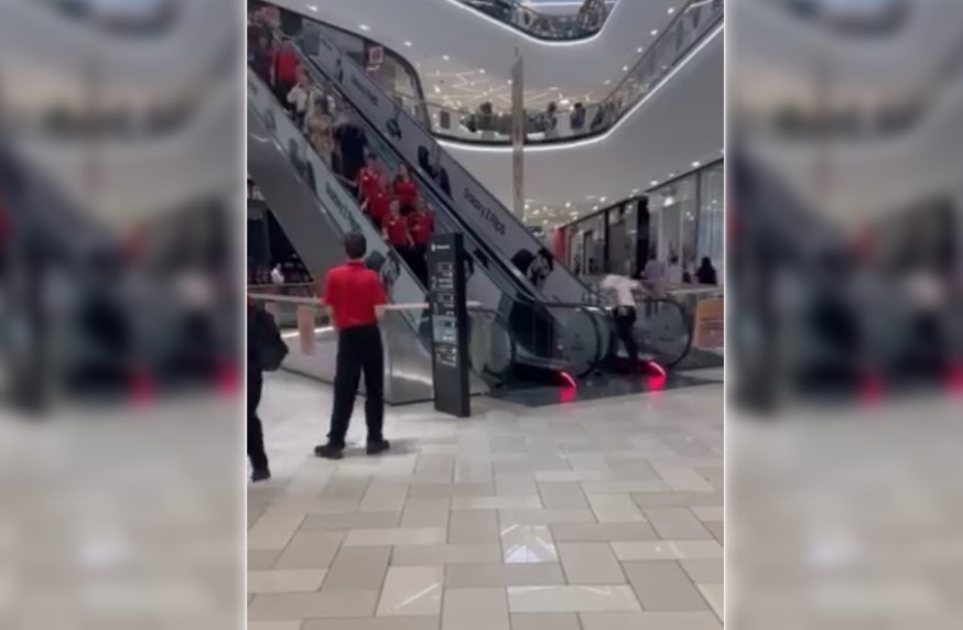 DOJAVA O BOMBI Evakuisan tržni centar, zvonili alarmi, na izlazima se stvorila gužva (VIDEO)