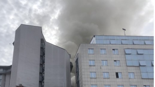 POŽAR U CENTRU BANJALUKE Gori kod Elektrokrajine (VIDEO)
