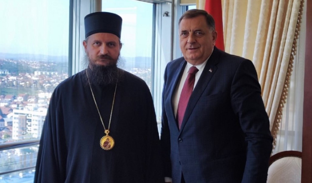 DODIK SA VLADIKOM SERGIJEM SPC je uvijek uz narod i stub je našeg opstanka
