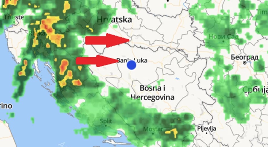OPASNO NEVRIJEME STIŽE U BiH Aktiviran narandžasti meteoalarm