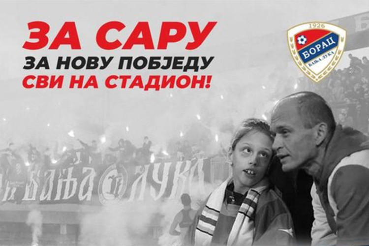 U srijedu na Gradskom stadionu humanitarna utakmica za Saru Vujinović