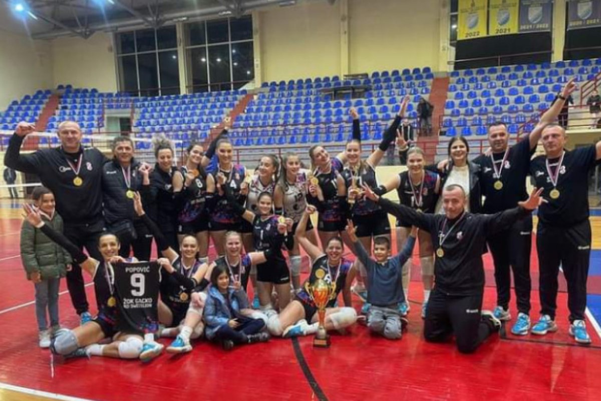 Odbojkašice Gacka nakon 23 godine osvojile Kup Republike Srpske