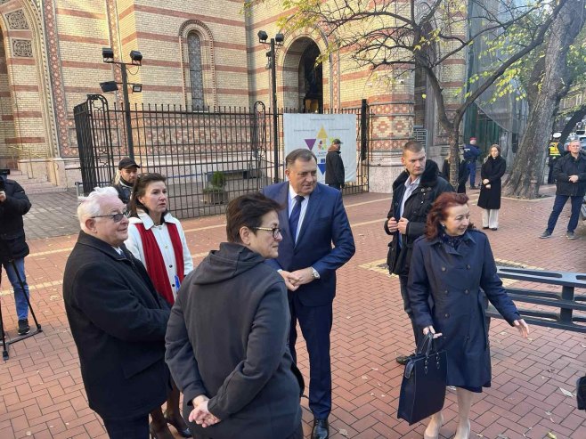 Dodik u posjeti Sinagogi u Budimpešti (FOTO/VIDEO)