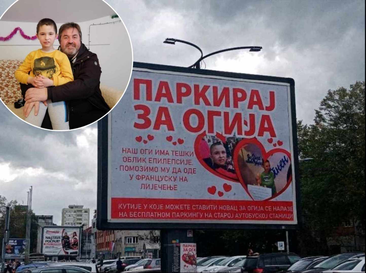 BANJALUČANI, TRK NA STARU AUTOBUSKU! Humanitarac Vučko za ALOonline: Umjesto plaćanja parkinga, donirajte novac za liječenje Ogija (7) koji čeka operaciju u Francuskoj (FOTO)