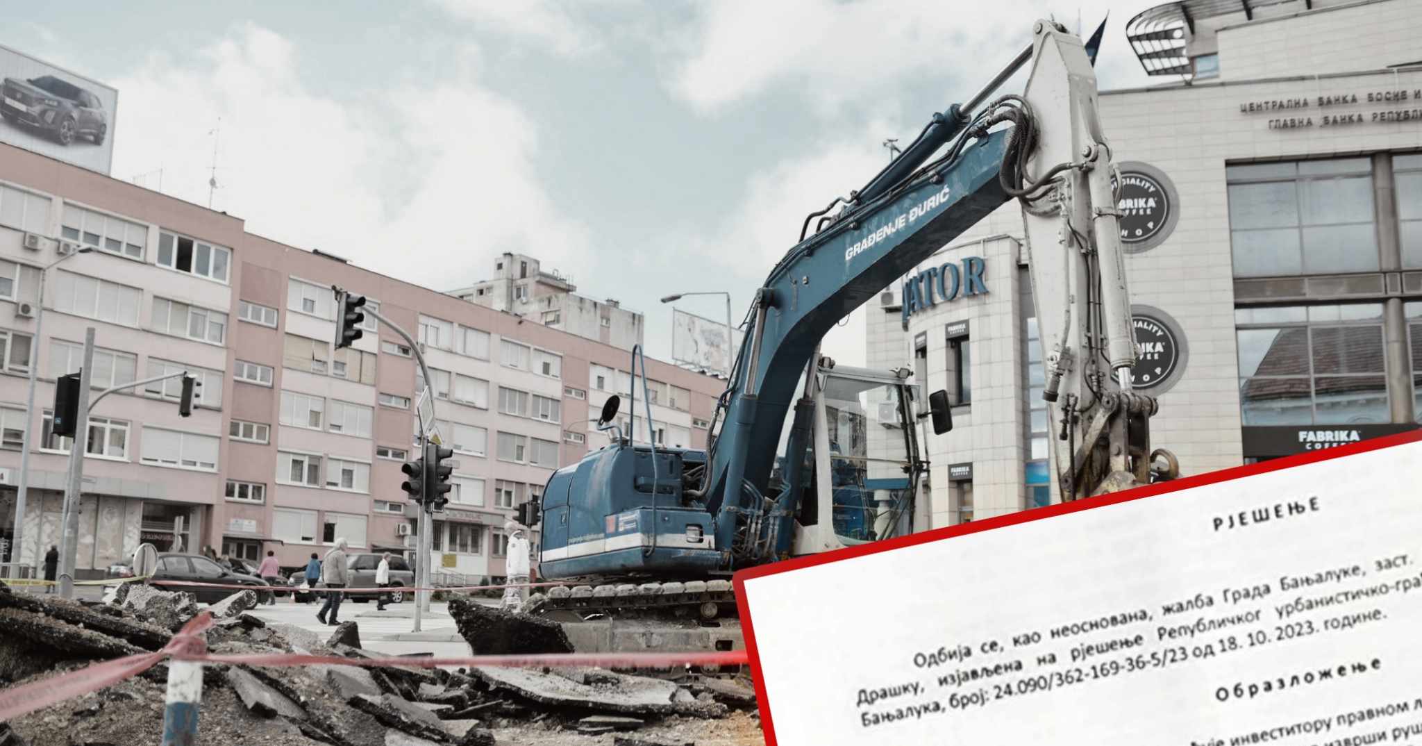 ALOONLINE SAZNAJE Stanivukovićeva žalba odbijena: Ministarstvo traži rušenje svih radova na promjeni režima saobraćaja (FOTO)
