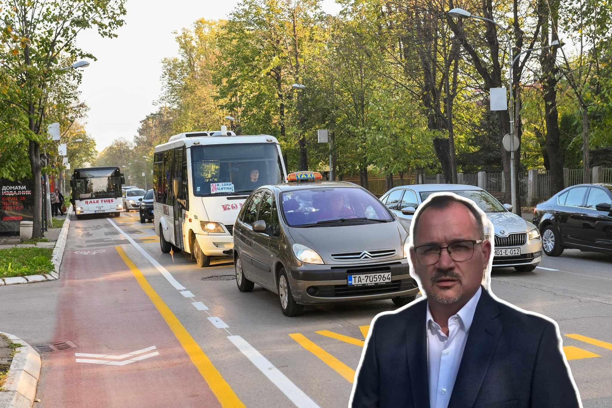 BICIKLISTI DVOSMJERNO U JEDNOSMJERNOJ, PRAVOUGAONI KRUŽNI TOK... Saobraćajna saga i danas tema dana u Banjaluci! Stručnjaci na terenu - Mane se vide iz aviona (FOTO/VIDEO)