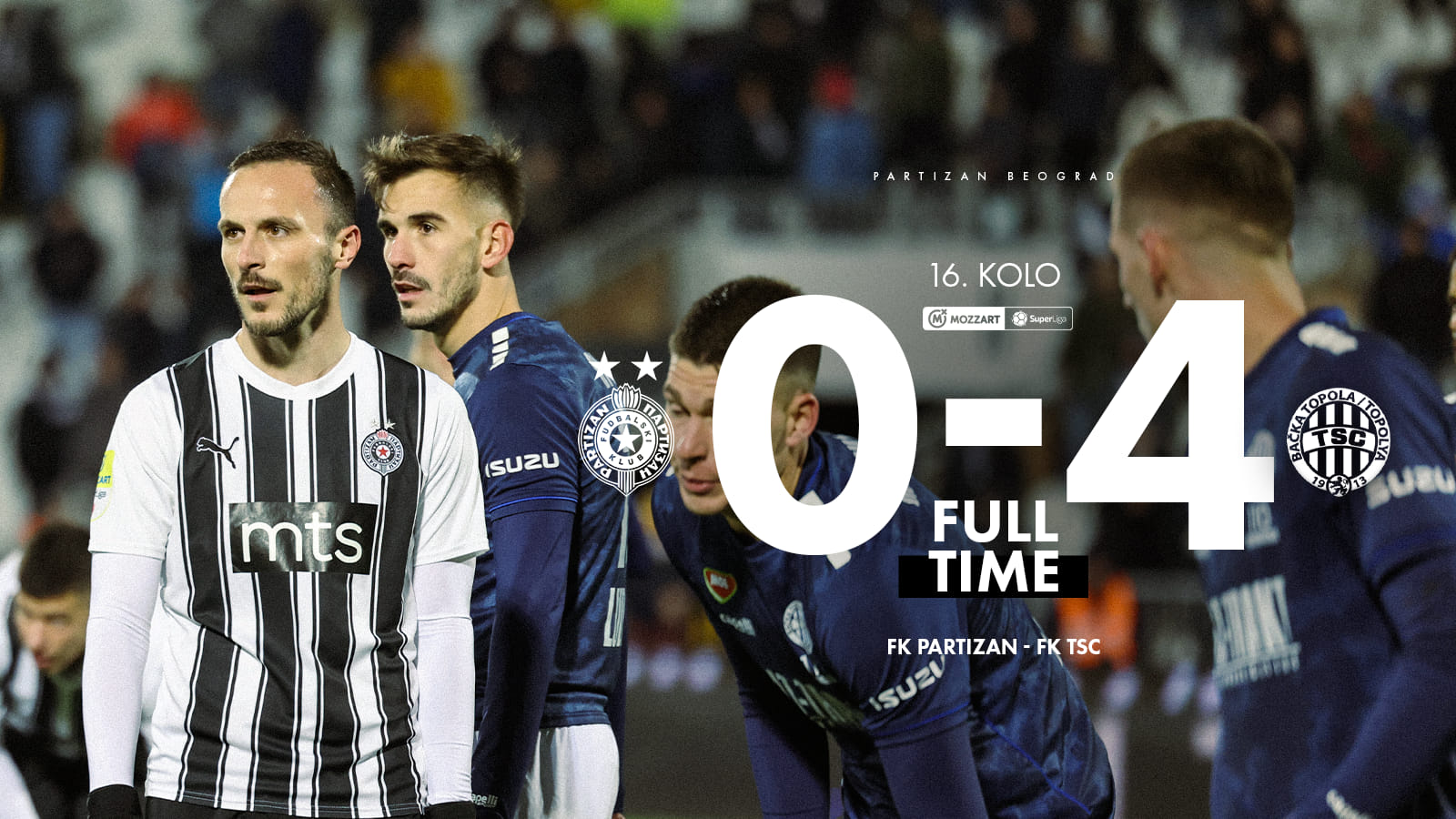 Fudbaleri TSC-a deklasirali Partizan