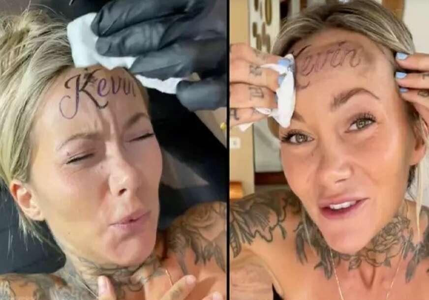 "Želim da utičem na ljude" Influenserka koja je tetovirala ime momka na čelo priznala da je sve laž (VIDEO)