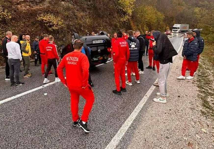 "BRAVO, OMLADINO" Fudbaleri Zvijezde iz Gradačca pritrčali u pomoć djevojci koja se prevrnula sa puta