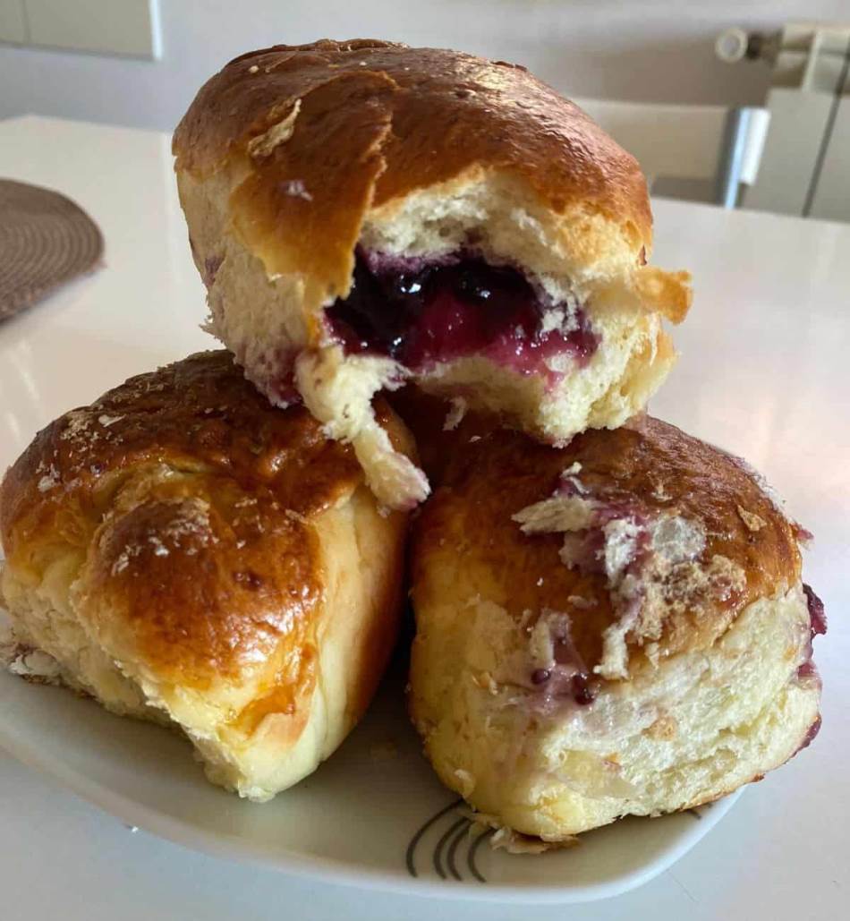 MEKANE BUHTLE PUNJENE DŽEMOM Prave domaćinske, plus sjajan trik za tijesto