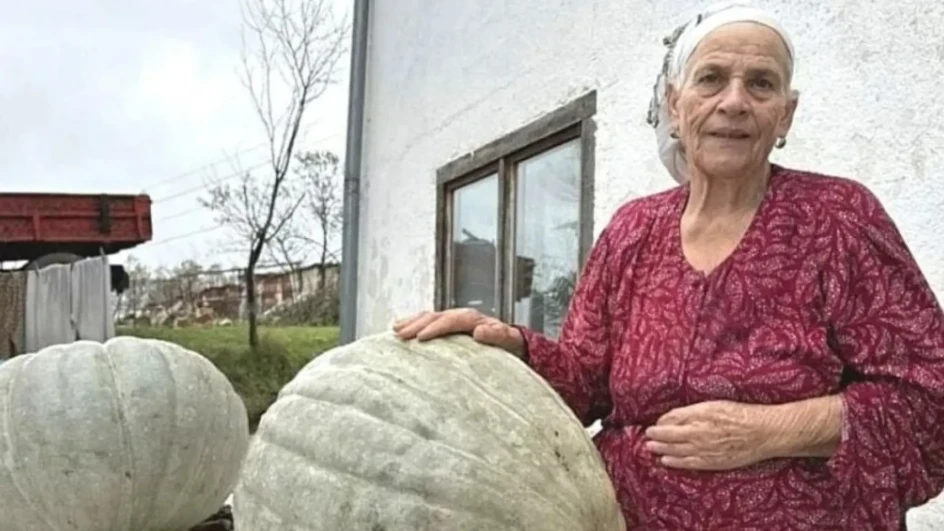 Starica iz BiH uzgaja bundeve teške i do 50 kilograma: Komšije joj predložile da se prijavi za Ginisa (VIDEO)
