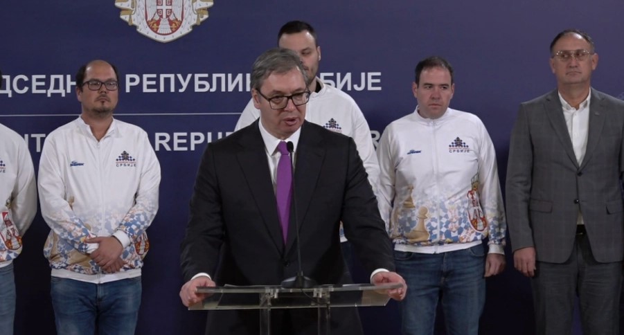 Vučić ugostio članove šahovske reprezentacije: Srbija je ispred Njemačke! (FOTO/VIDEO)