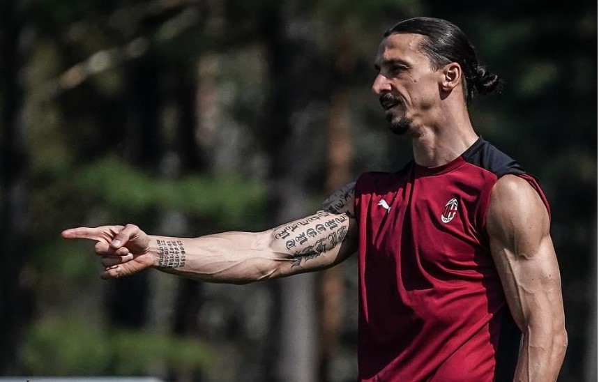 Ibrahimović se vratio u Milan